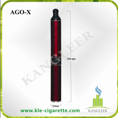 2014 Super Vapor Ago-X Herbal Vaporizer Ago X Vaporizer Electronic Cigarette for Wax/Dry Herb with Super 2600mAh Battery